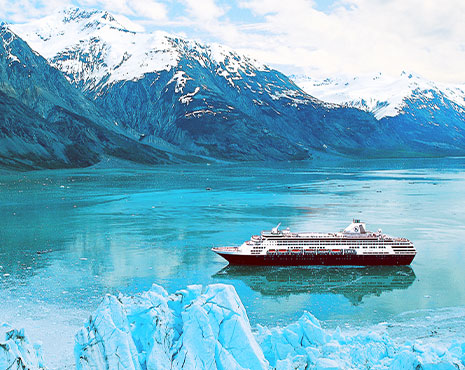 Holland America Line Ship in Alaska
