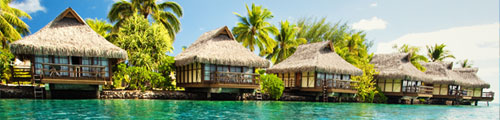 Private over water cabanas in Hawaii