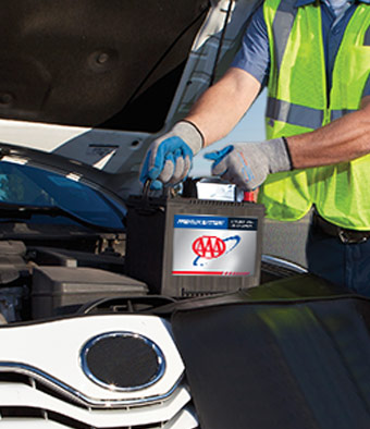 AAA benefits include access to AAA mobile battery service