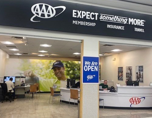 aaa branch opening inside walmart