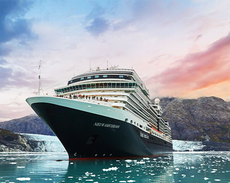 Holland America Line Ship in Alaska