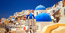 Santorini famous churches