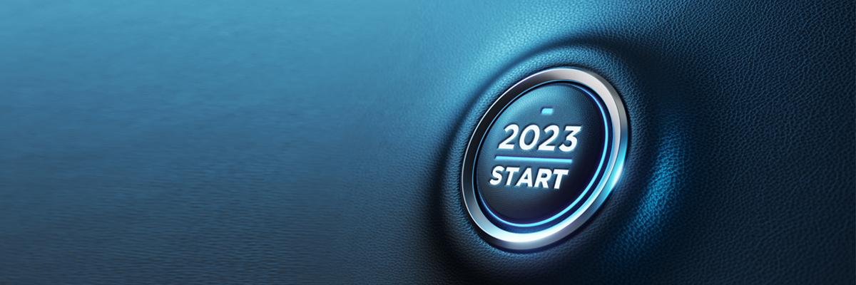 car push to start button that says 2023 start