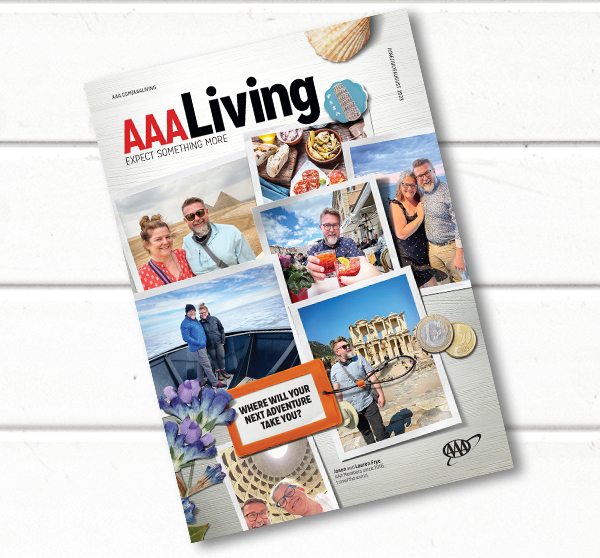 Current AAA Living Magazine cover