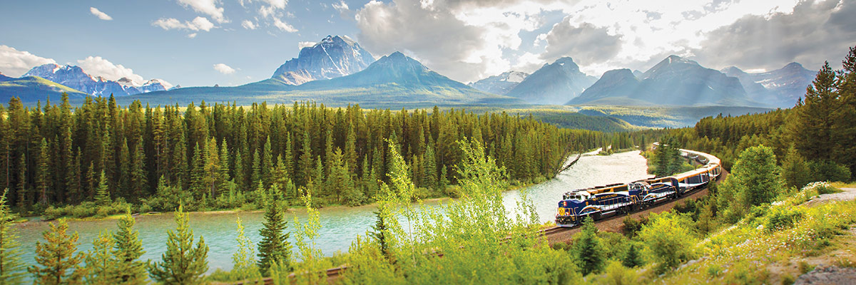 Rocky Mountaineer train in Canada
