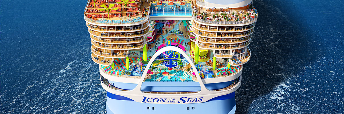 Royal Caribbean's new ship - Icon of the Seas - book your cruise vacation with AAA Travel