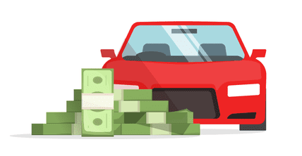 car and money logo